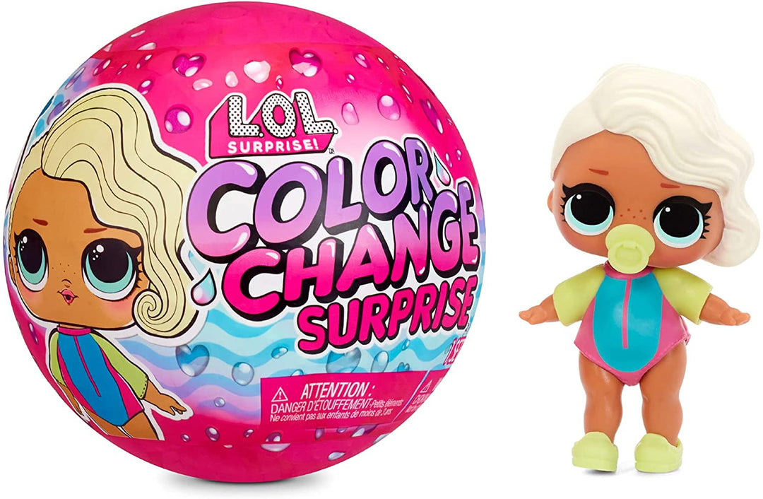 LOL Überraschung! Farbwechsel-Überraschungspuppen. Entzückende Puppe mit 7 Überraschungen, F