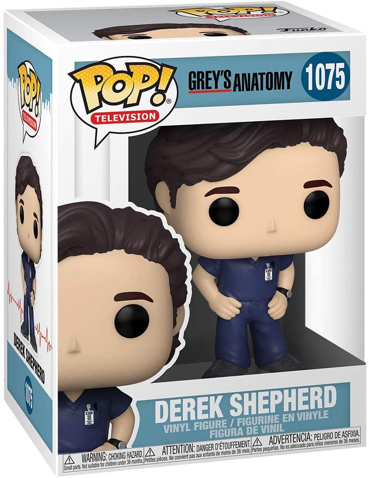 ¡Funko de Derek Shepherd de Grey&#39;s Anatomy 36425 Pop! Vinilo n. ° 1075