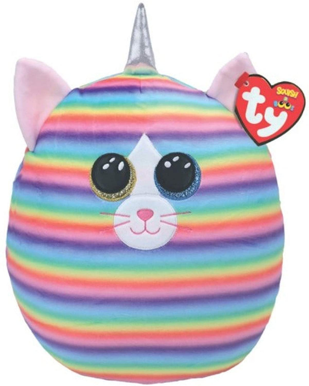 Ty UK Ltd 39189 Heather Cat Squish A Boo Plush Toy, Multicoloured, 12"