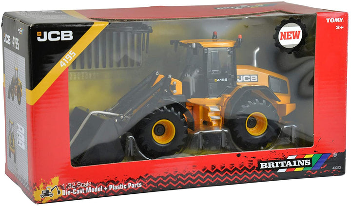 JCB Britains Farm Tomy Toys Wiellader 1:32 JCB 419S Truck Collectable Tractor Toy - 1:32 Schaal Farm Toys