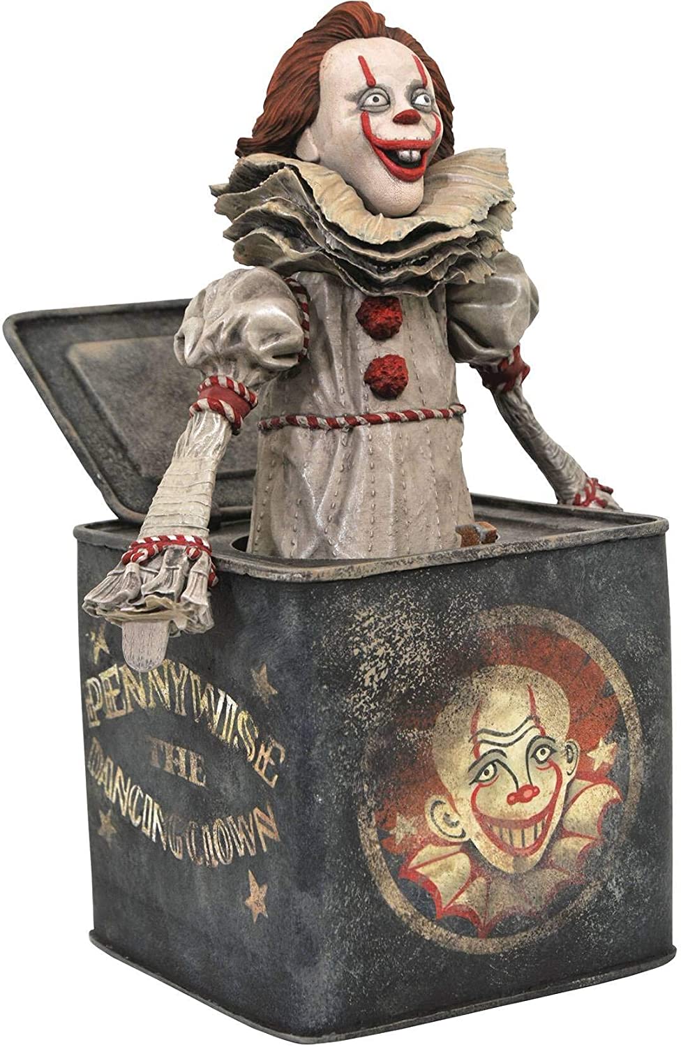 IT AUG202115 Kapitel Zwei Galerie: Pennywise in the Box PVC-STATUE, mehrfarbig
