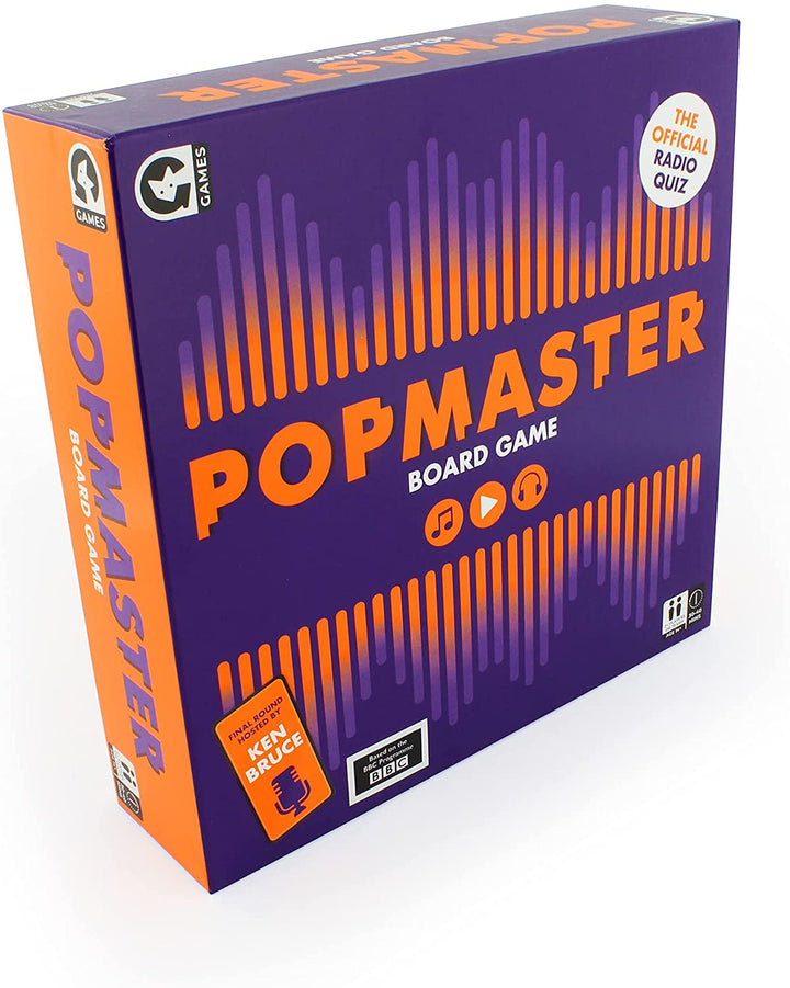 Ginger Fox Official PopMaster Board Game - Based on the BBC Radio 2 Quiz - Inclu