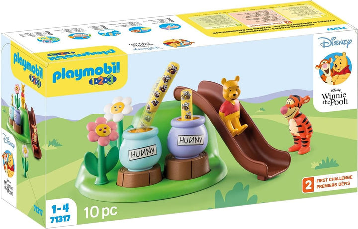 Playmobil 71317 1.2.3 &amp; Disney: Winnie's &amp; Tigger's Bienengarten, Winnie-the-Pooh,