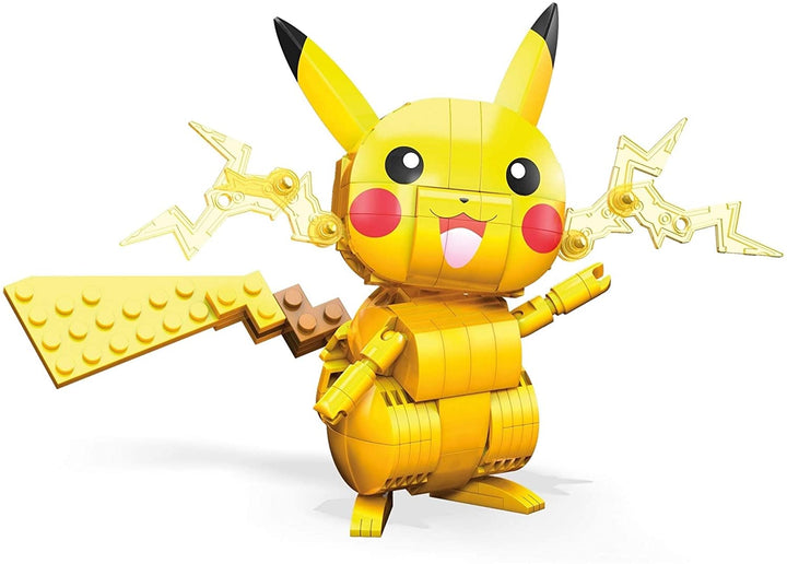 Mega Construx Pokemon Pikachu, mit Bausätzen kompatible Steine ​​– Spielzeuggeschenk für Kinder ab 10 Jahren – GMD31