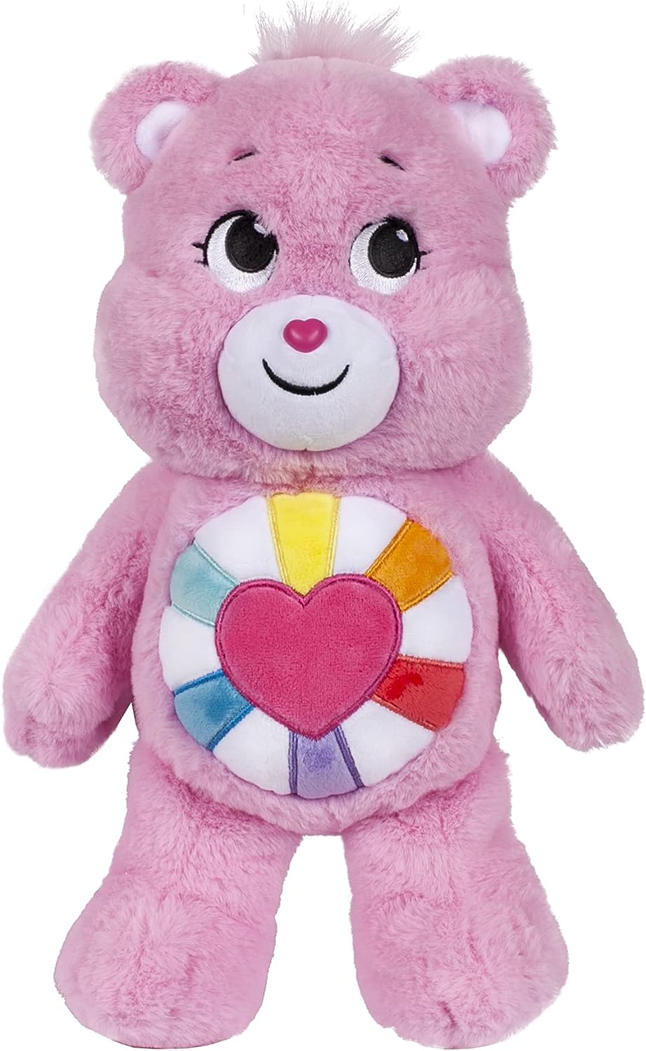 Care Bears 22139 14 Zoll mittelgroßer Plüschbär mit hoffnungsvollem Herzen, süßer Plüsch zum Sammeln