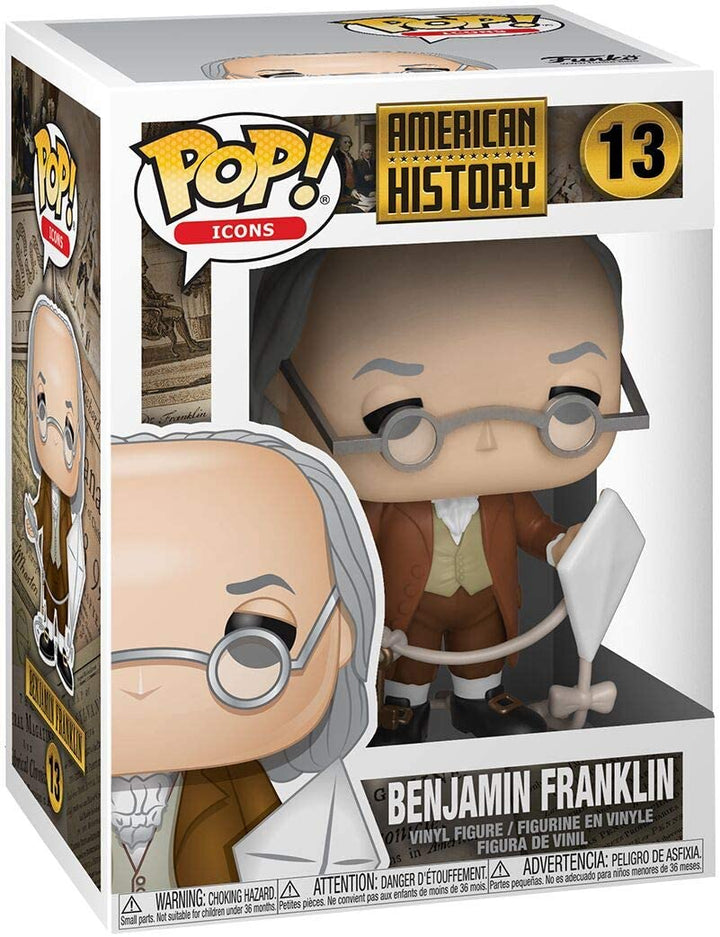 Storia americana Benjamin Franklin Funko 41709 Pop! Vinile #13