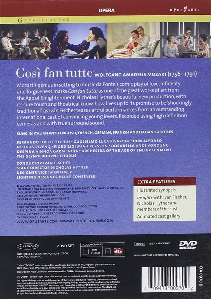 Love Passion And Deceit (Glyndebourne (Opus Arte: OA1074BD) [2012] - [DVD]