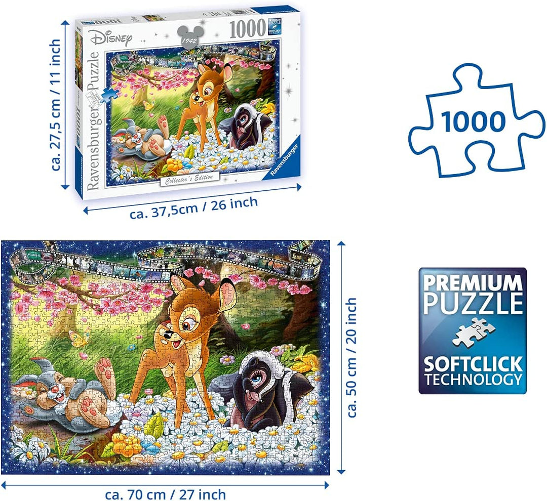 Ravensburger 19677 Disney Collector's Edition, Bambi 1000pc