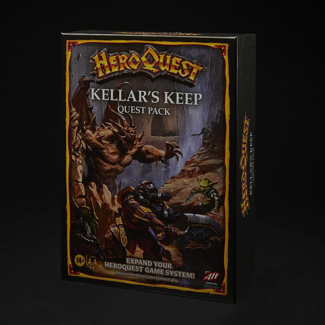 Avalon Hill HeroQuest Kellar's Keep-Erweiterung, ab 14 Jahren, 2–5 Spieler, erforderlich