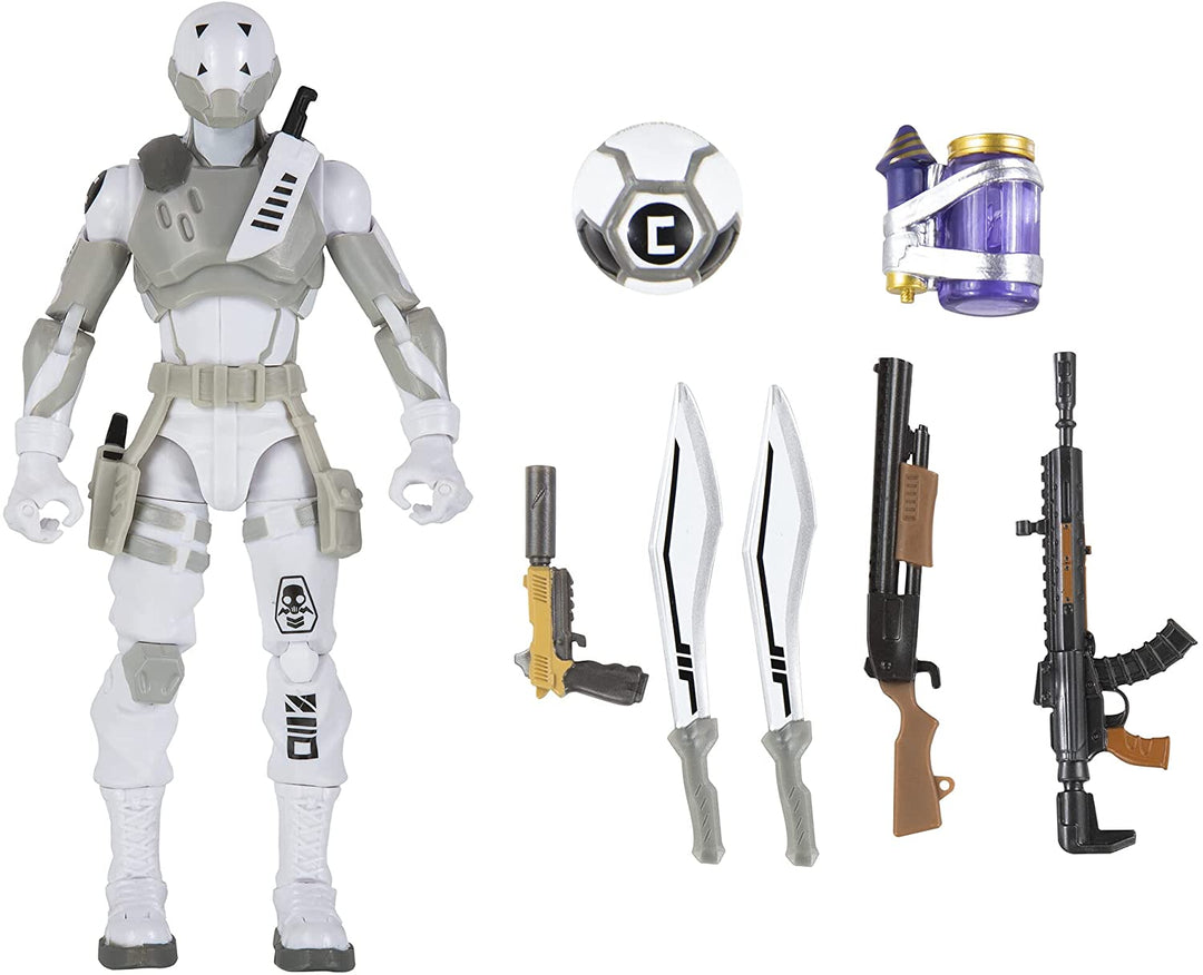 Fortnite FNT0735 Scratch Legendary Series 6 Zoll große, sehr detaillierte Figur mit Erntewerkzeugen, Waffen und Rücken-Accessoire.