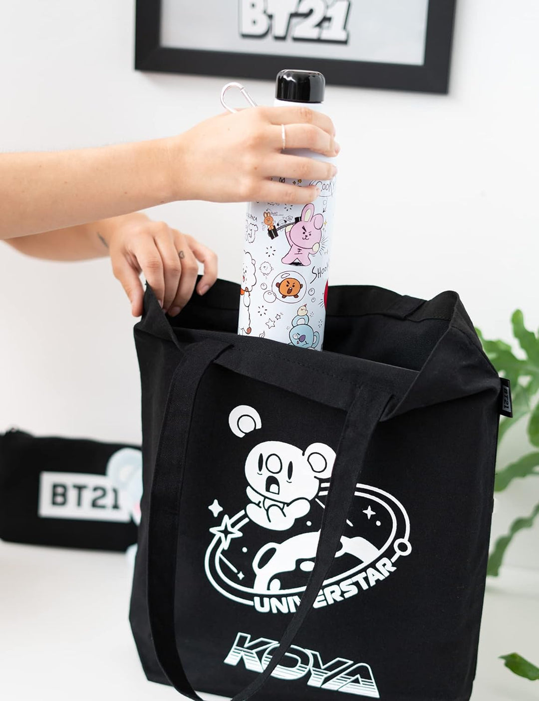 BT21 Official Merchandise Cotton Tote Bag - Cotton Shopping Bag