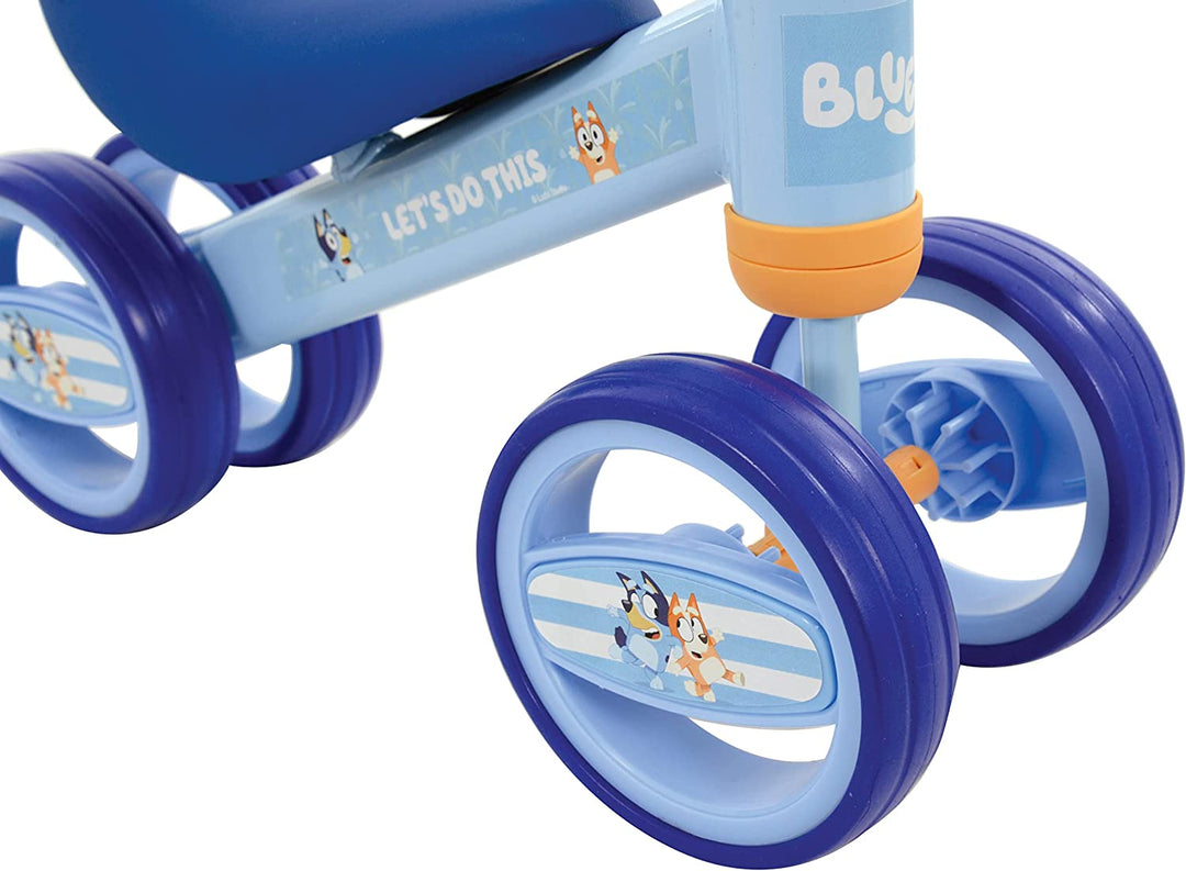 Bluey M004680 Bobble Ride On, Mehrfarbig, 37 cm x 17 cm x 47 cm