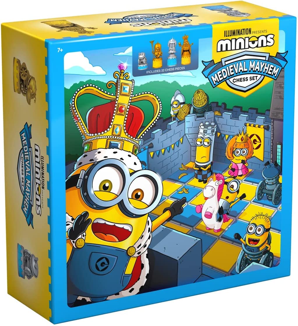 The Noble Collection Minions Medieval Mayhem Chess Set