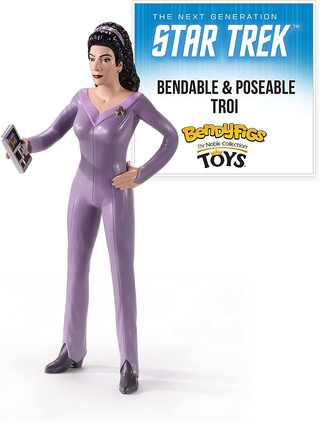 The Noble Collection Star Trek Bendyfigs Troi - 7.5in (19cm) Noble Toys Bendable