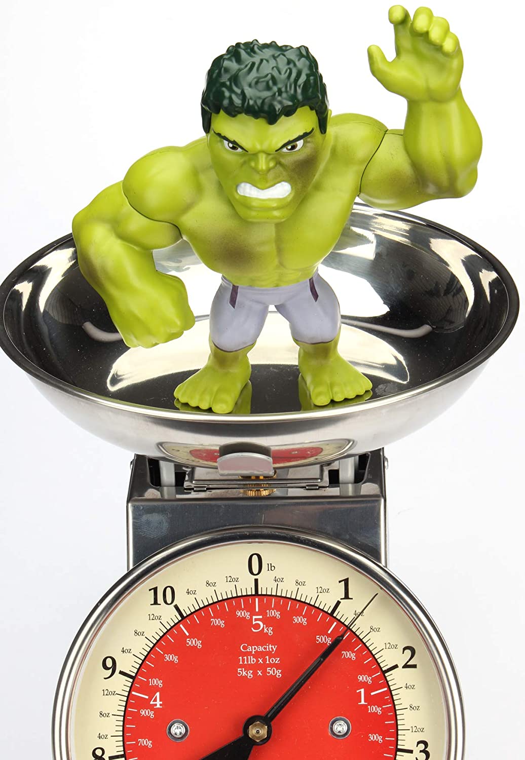 Jada Toys 253223004 Marvel Hulk 15 cm Druckguss-Sammelfigur, grün