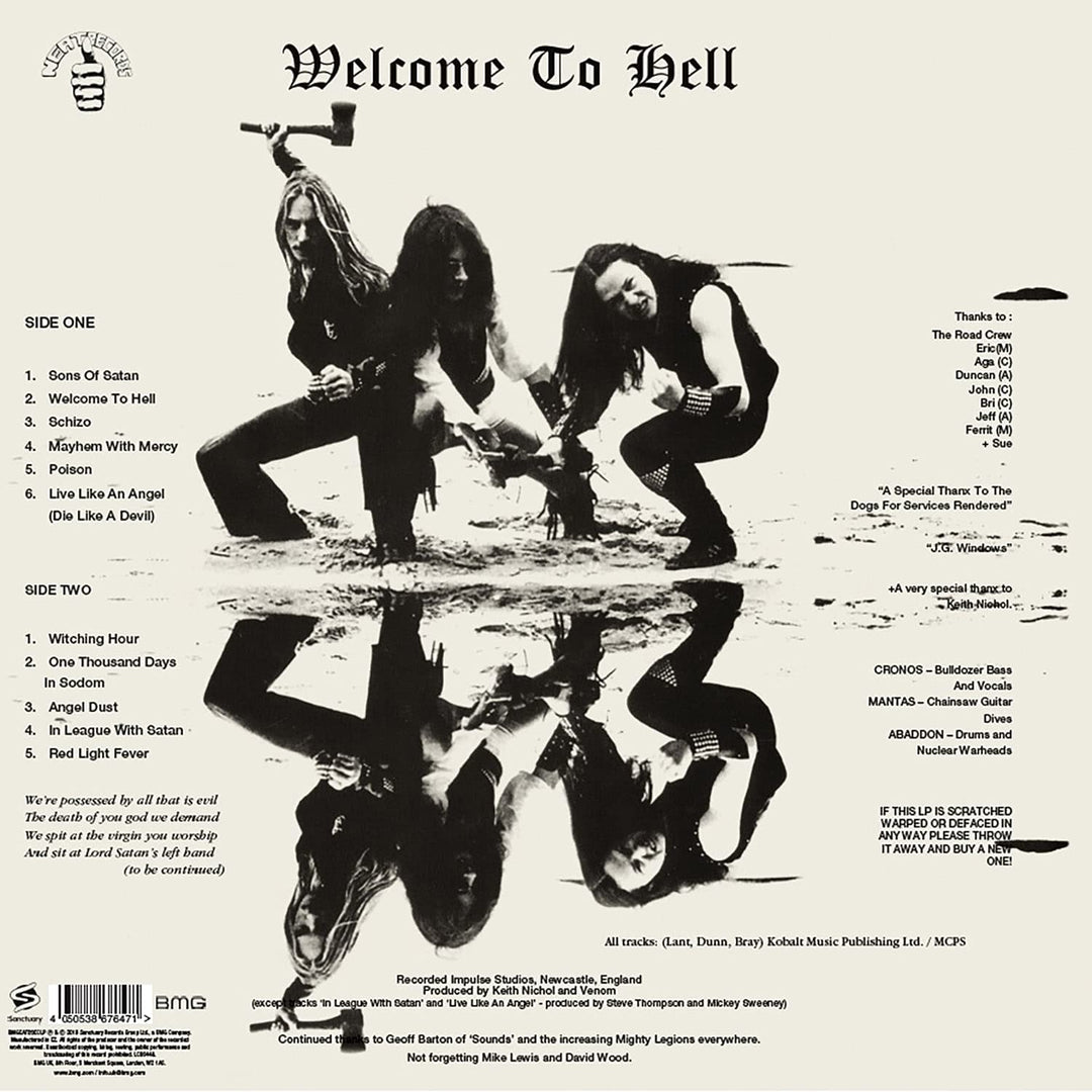 Venom – Welcome To Hell (Gold &amp; Black [Vinyl]