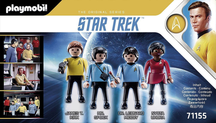 PLAYMOBIL Star Trek 71155 Star Trek Figure Set, 4 Collectible Figures for Star T