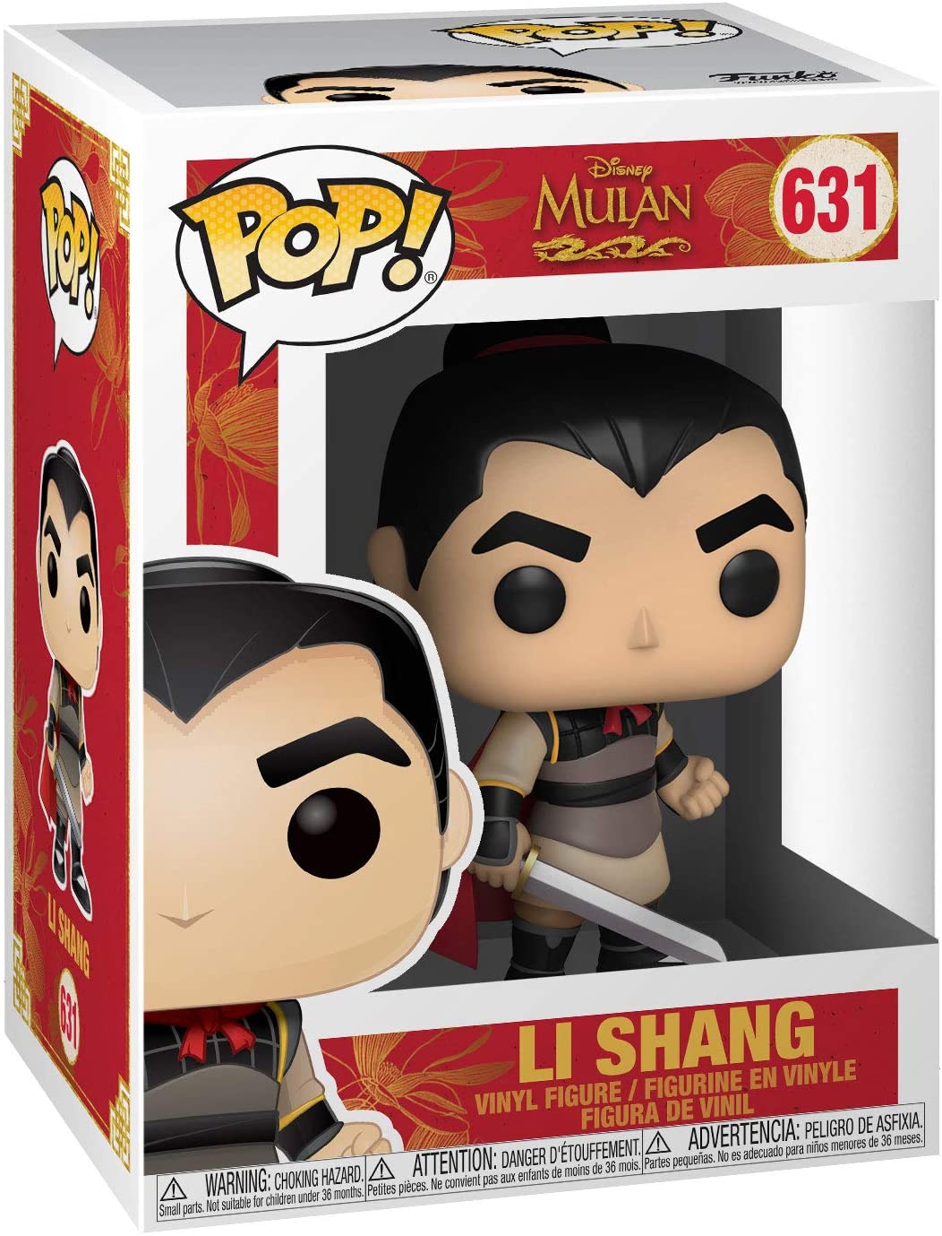 Disney Mulan Li Shang Funko 45329 Pop! Vinyle #631