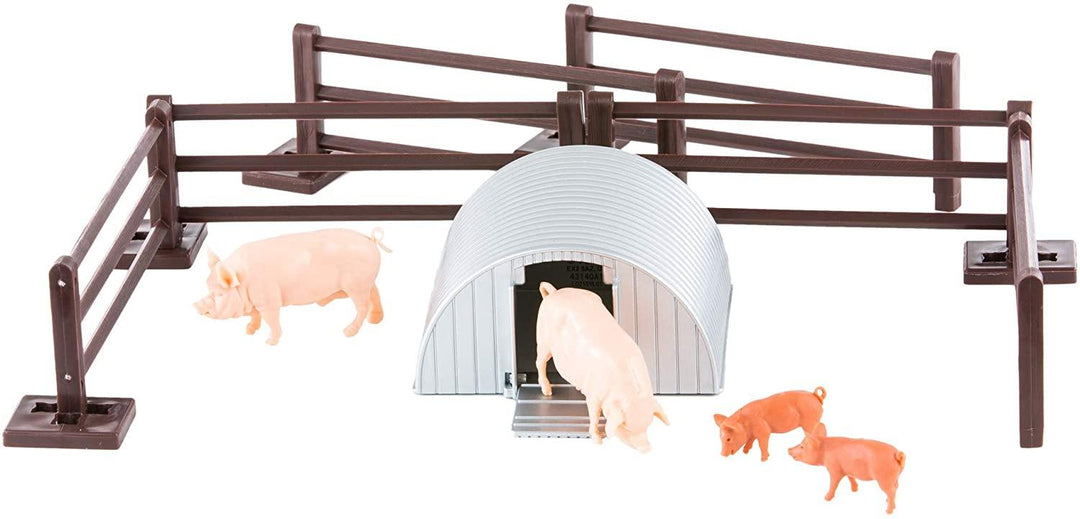 Britains 1:32 Pig Pen Farm Playset Collectable Farmyard Animal Toys for Children - Yachew