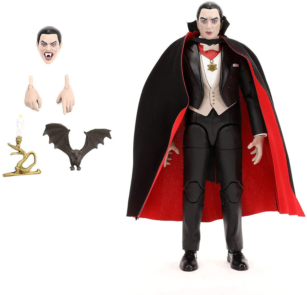 Jada 253251015 Toys Universal Monsters Dracula 6” Deluxe Collector Figure, Black, One Size