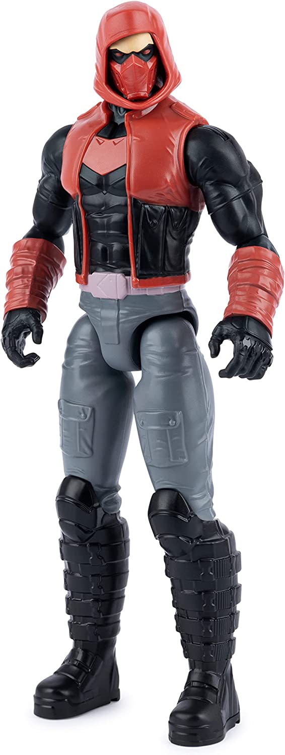 DC Comics, 12-Zoll-Red Hood-Actionfigur, Kinderspielzeug für Jungen und Mädchen ab 3 Jahren