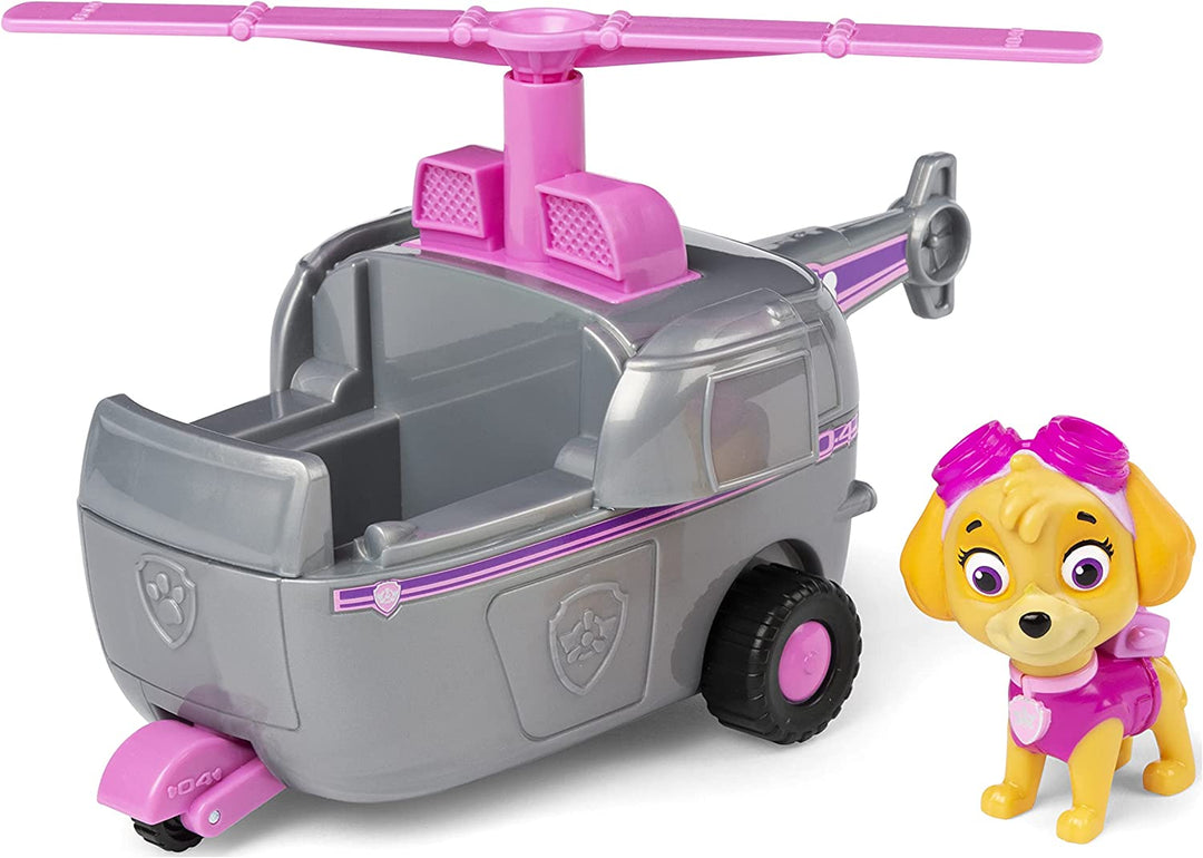 PAW Patrol, Skye’s Helicopter Vehicle with Collectible Figure, for Kids Aged 3 Y