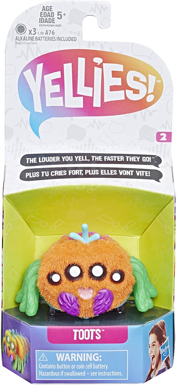 Yellies! Toots Voice-Activated Spider Pet Ages 5 & Up