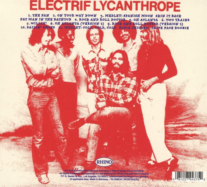 Electrif Lycanthrope: Live in den Ultra-Sonic Studios, 1974 [Audio-CD]