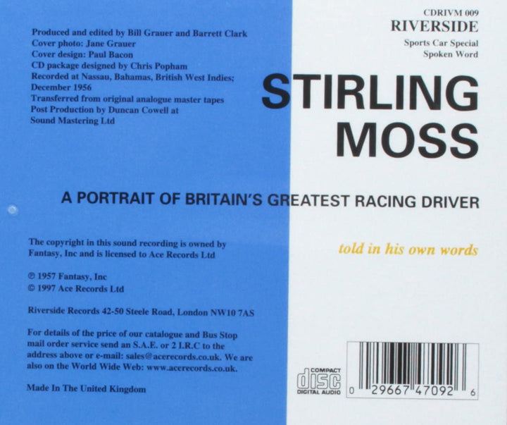 Stirling Moss - A Portrait of Britain's Greatest Racing Driver [Audio CD]