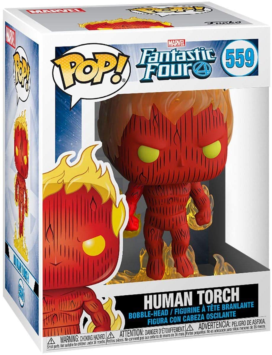 Marvel Fantastic Four Human Torch Funko 44987 Pop! Vinyle #559