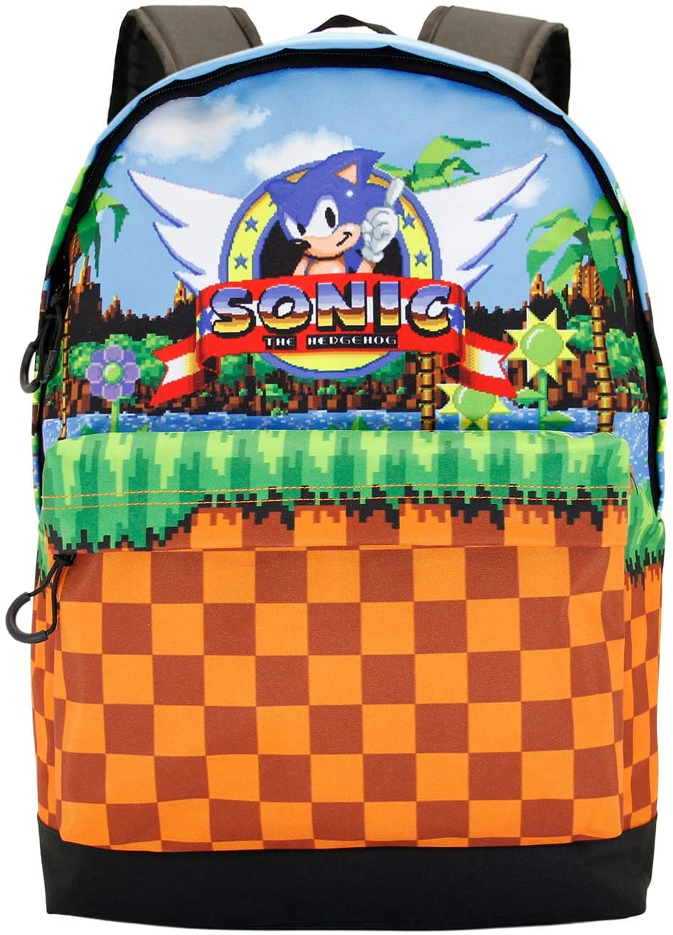 Sega-Sonic Play-Fan HS Backpack, Brown