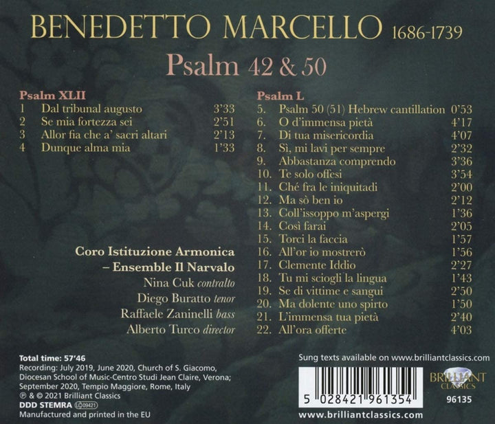 Psalm 42 und 50 [Audio-CD]