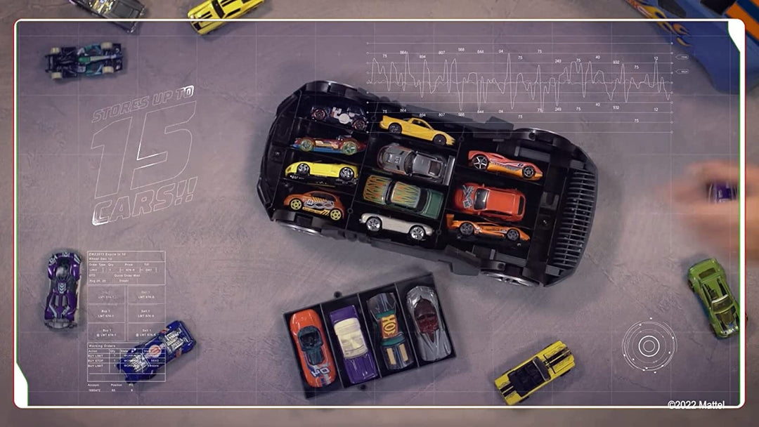 Hot Wheels 2-in-1 Race 'n Haul Car Case