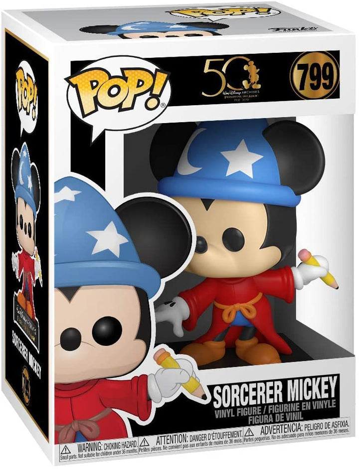 50 Walt Disney-archieven presenteren de magische tovenaar Mickey Funko 49891 Pop! Vinyl #799