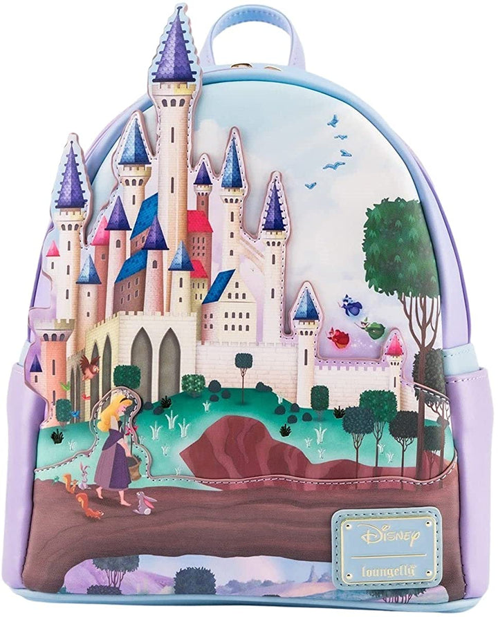 Loungefly Disney Dornröschen Aurora's Castle Mini-Rucksack