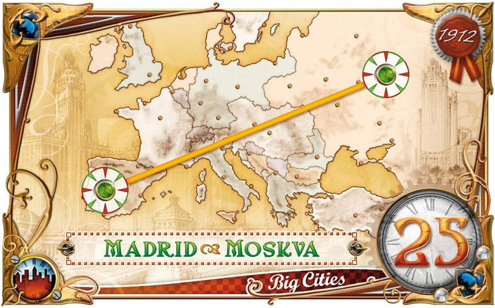Days of Wonder Ticket to Ride: Extension Europa - 2-5 Player Strategy Game (DOWD0025)
