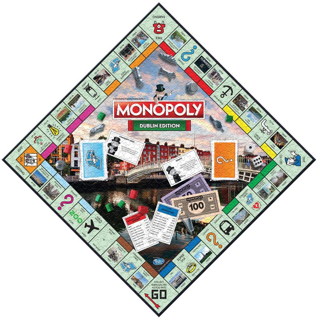 Jeu de puzzle de 1000 pièces Monopoly de Dublin