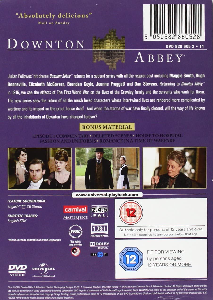 Downton Abbey : Série 2 [DVD] [2011]