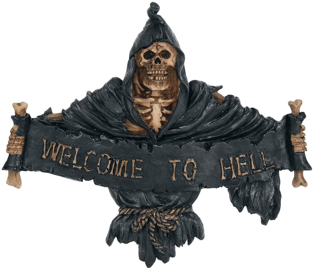 Nemesis Now NEM3944 Welcome To Hell Sign 22cm Black