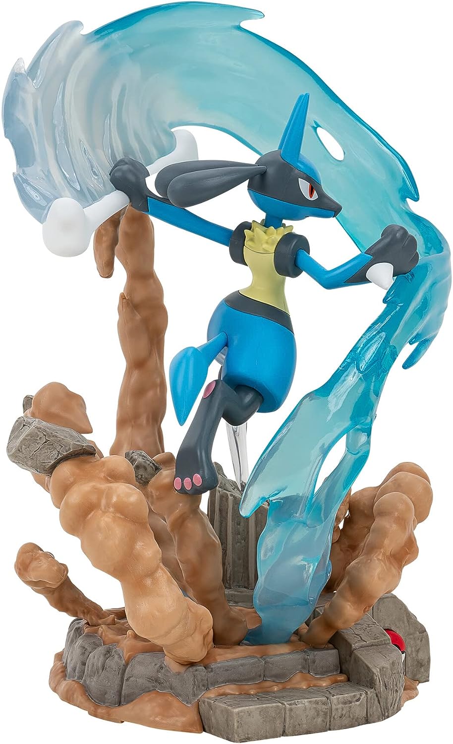 Pokémon Jazwares – Lucario 13 Zoll große Deluxe-Statue mit Aura-Lichtern 6