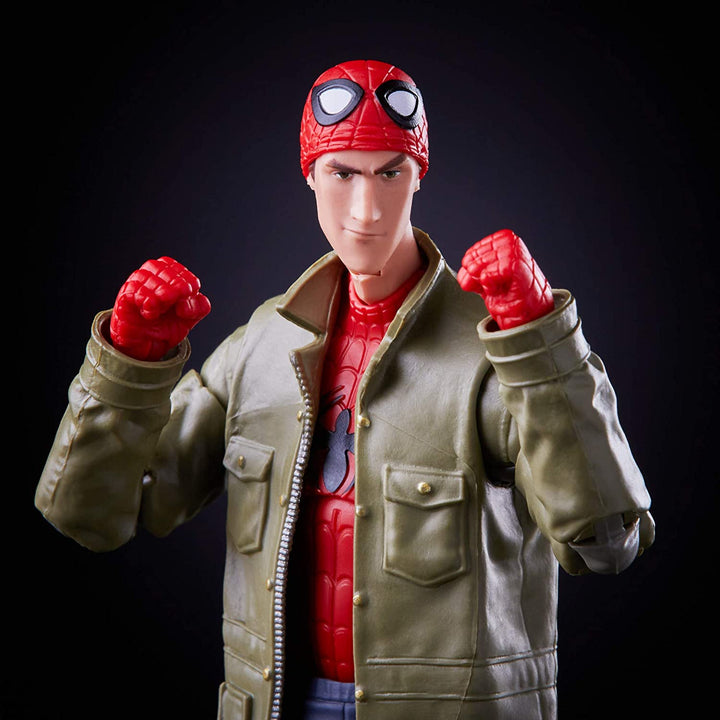 Hasbro Marvel Legends Series Spider-Man: Into the Spider-Verse Peter B. Parker, 15 cm große Actionfigur zum Sammeln, Spielzeug für Kinder ab 4 Jahren