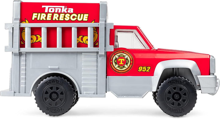 Tonka 06189 Steel Classics Rescue Truck, Kids Construction Toys for Boys and Girls