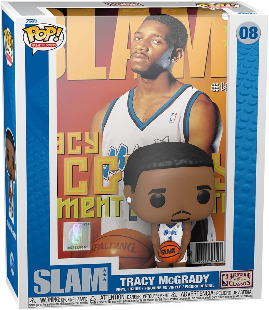 NBA-Cover: SLAM – Tracy McGrady Funko 64004 Pop! Vinyl Nr. 08