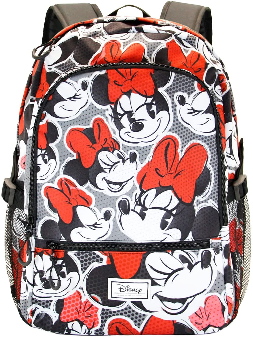 Minnie Mouse Lashes-Fan HS Fight Rucksack, Rot