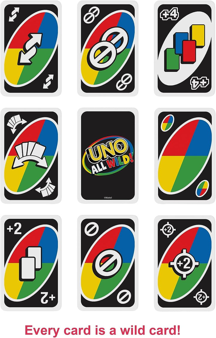 Mattel Games UNO All Wild Card Game (HHL33)