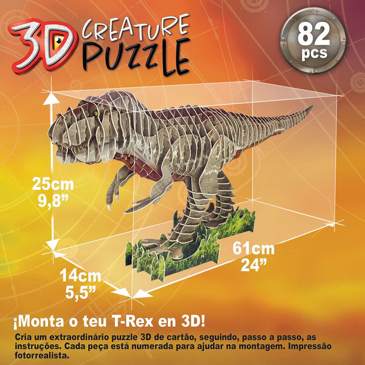 Educa T-Rex Creature Assemble Your own Dinosaur. 3D Puzzle for Ages 5 and up. 19
