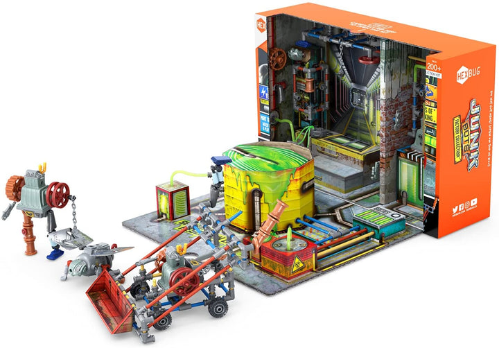 HEXBUG JUNKBOTS Kleine Fabrik Habitat Sector 44 Forschungslabor, Überraschungsspielzeugspiele