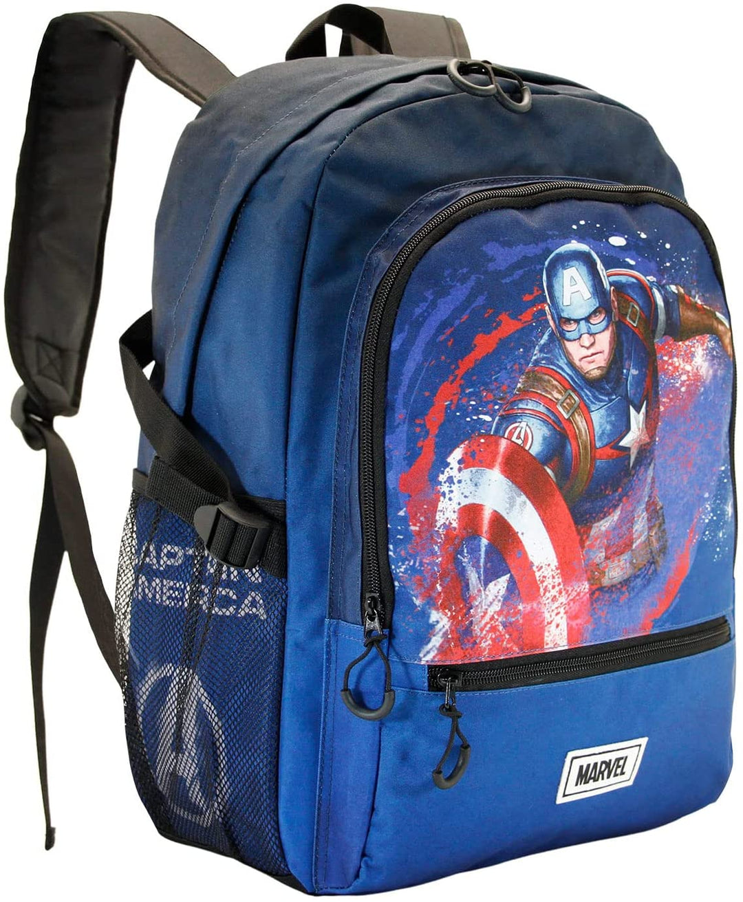 Captain America Full-Fan HS Fight Backpack, Blue