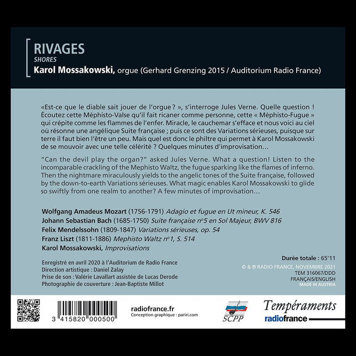 Karol Mossakowski – Rivages [Audio CD]