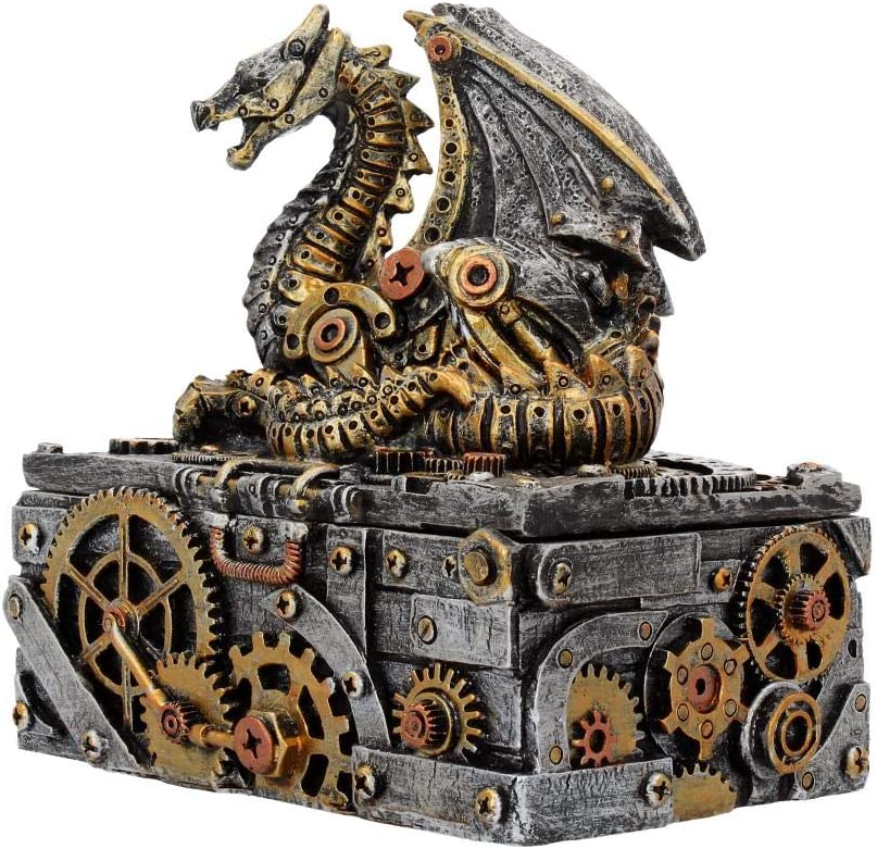 Nemesis Now Secrets of the Machine – Mechanischer Drache, Steampunk-Box 4